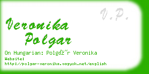 veronika polgar business card